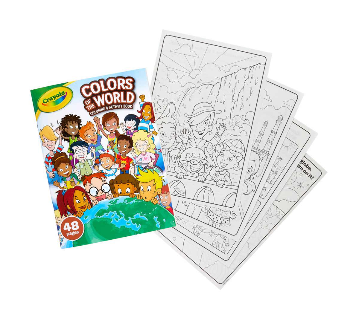 Colors of the World Coloring Book, 48 Pages - Image 2
